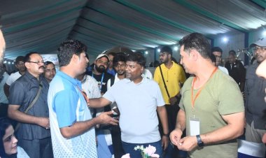 अखिल भारतीय वन खेलकूद प्रतियोगिता : वन मंत्री केदार कश्यप ने खिलाड़ियों का किया उत्साहवर्धन,व्यवस्थाओं का लिया जायजा