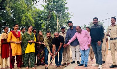 पालिका अध्यक्ष गफ्फू मेमन ने सिटी कोतवाली और जेल कॉलोनी में सीसी रोड निर्माण का किया भूमिपूजन