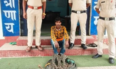घरघोड़ा पुलिस ने रेलवे कैटनरी तांबा तार चोरी के एक और मामले को सुलझाया