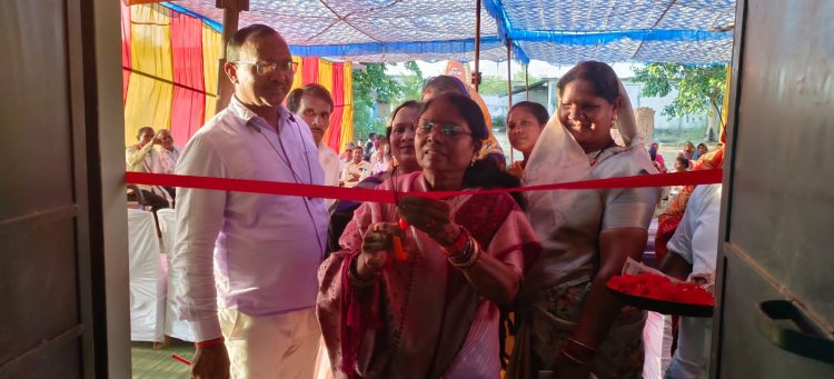 विधायक अंबिका मरकाम ने किया मगरलोड क्षेत्र के विभिन्न ग्राम पंचायत में निर्माण कार्यों का लोकार्पण