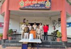 यात्री के पास मिला एक लाख का गांजा,चौकी बसदेई पुलिस की कार्रवाई