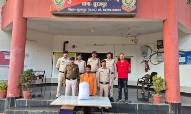 यात्री के पास मिला एक लाख का गांजा,चौकी बसदेई पुलिस की कार्रवाई