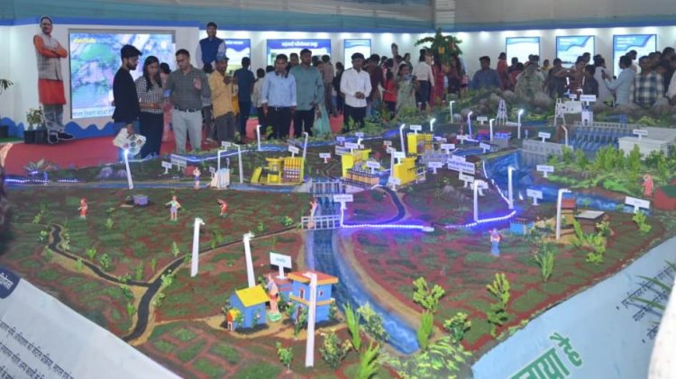 छत्तीसगढ़ राज्योत्सव में सिंचाई परियोजनाओं की दिखी आकर्षक झांकी