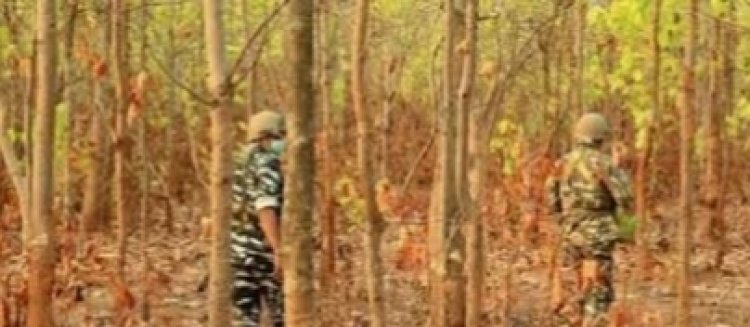 बीजापुर मुठभेड़ में 2 नक्सली ढेर,सर्चिंग में शव और हथियार सहित अन्य आर्म्स एम्युनेशन बरामद