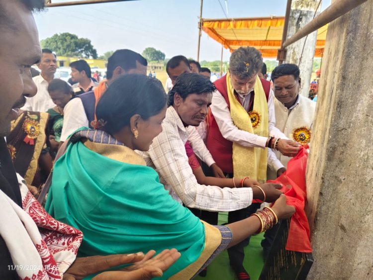 जगदलपुर विधानसभा के दरभा मंडल में लाखों के विकास कार्यों का विधायक किरण देव ने किया लोकार्पण और भूमिपूजन