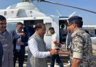मुख्यमंत्री विष्णु देव साय का जगदलपुर एयरपोर्ट में किया गया आत्मीय स्वागत