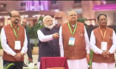 Live :  छत्तीसगढ़ विधानसभा के नए भवन में पहुंचे प्रधानमंत्री नरेंद्र मोदी