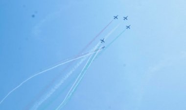 एयर शो देखने उमड़ी भीड़, नवा रायपुर के आसपास लगा कई किमी. लंबा जाम