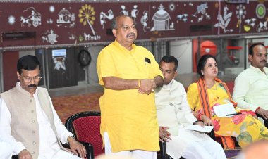 वंदे मातरम् के 150 वर्ष पूर्ण होने पर होगा ऐतिहासिक आयोजन ,रायपुर के इंडोर स्टेडियम में हुई बैठक