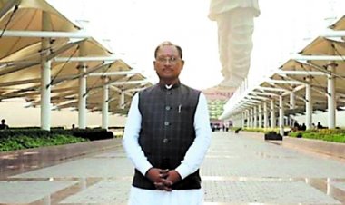 मुख्यमंत्री पहुंचे स्टैच्यू ऑफ यूनिटी