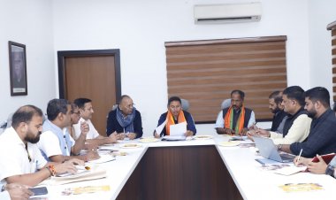 एसआईआर के प्रदेश प्रभारी नामग्याल पहुंचे रायपुर, कुशाभाऊ ठाकरे परिसर में ली बैठक