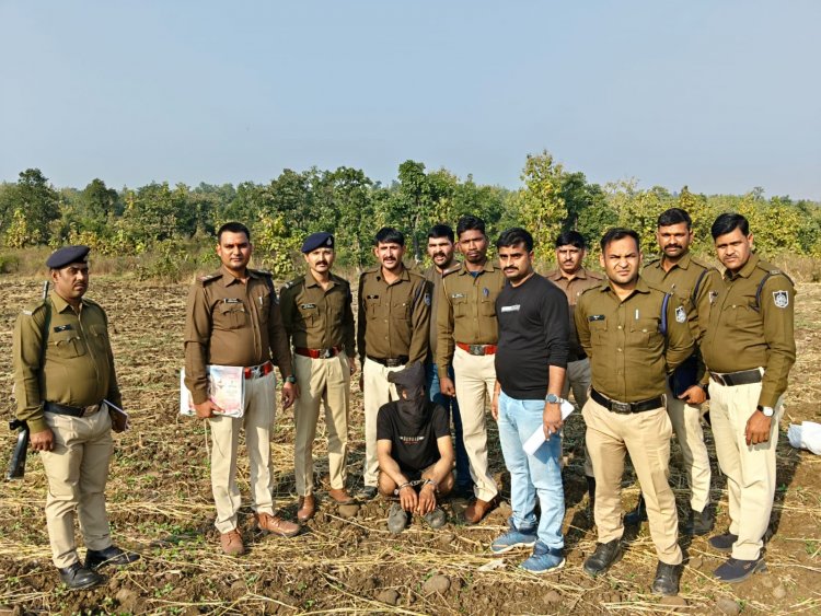 राघौगढ थाना पुलिस ने ग्राम मलियाटोडी में अंधे कत्ल का किया राजफास