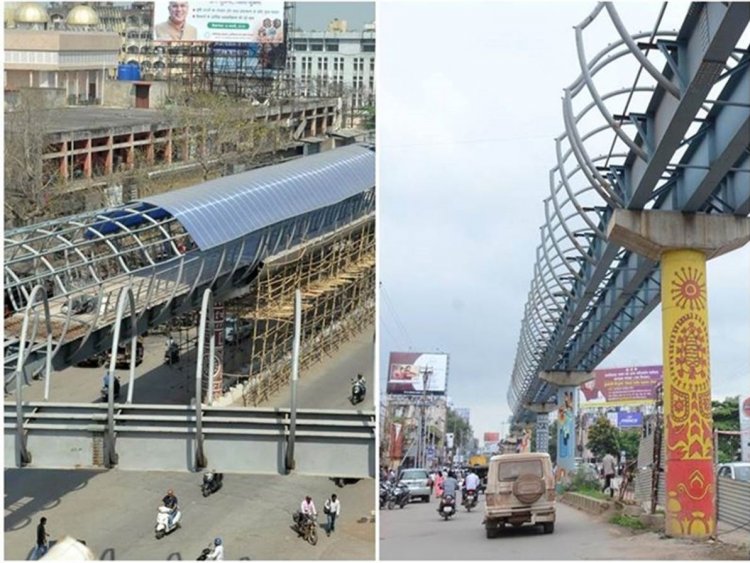 शास्त्री चौक से मेकाहारा चौक और मल्टीलेवल पार्किंग तक 27 से वन-वे