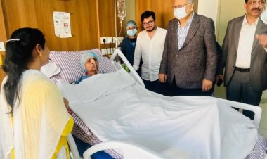 डॉ. रमन ने स्व. बलिराम कश्यप की पत्नी की जानी सेहत