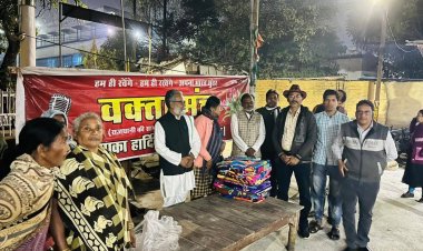 वक्ता मंच पहुंचा गंगा कुष्ठ आश्रम