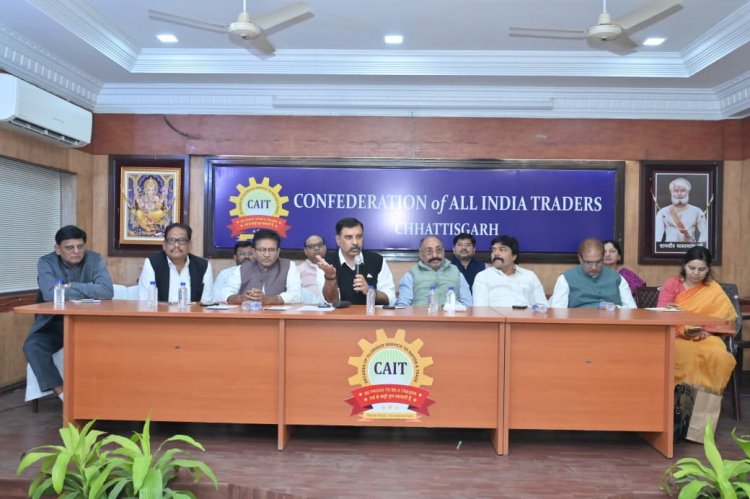 9 दिसंबर को रायपुर आएगी स्वदेशी संकल्प यात्रा : कैट और व्यापारिक संगठनों की बैठक में स्वागत की तैयारी तय