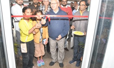 अब ट्रेन का इंतजार रहेगा सुकून भरा : रायपुर स्टेशन पर यात्रियों ने किया "स्वस्थ वेटिंग लाउंज" का शुभारंभ