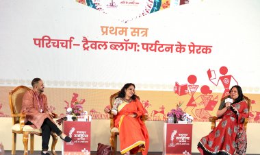 रायपुर साहित्य महोत्सव :  ‘पत्रकारिता और साहित्य’ पर हुई पैनल चर्चा