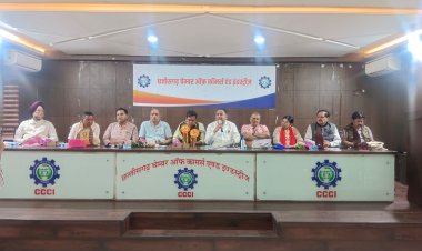 रायपुर प्रेस क्लब के नवनिर्वाचित पदाधिकारियों का छत्तीसगढ़ ऑफ कॉमर्स एंड इंडस्ट्रीज ने किया सम्मान