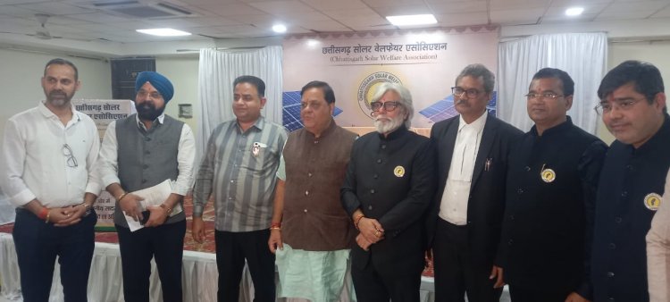 संतोष मिश्रा बने छत्तीसगढ़ सोलर वेलफेयर एसोसिएशन के अध्यक्ष