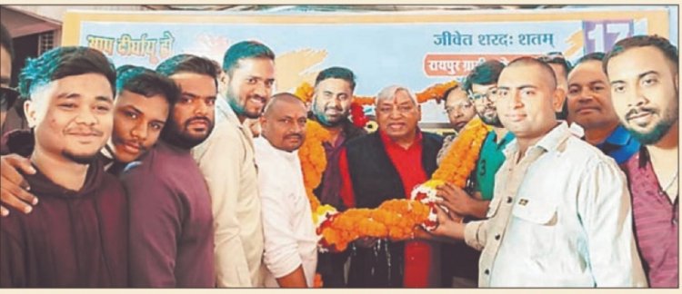 जन्मदिन पर सत्यनारायण शर्मा ने पाया शतायु होने का आशीर्वाद