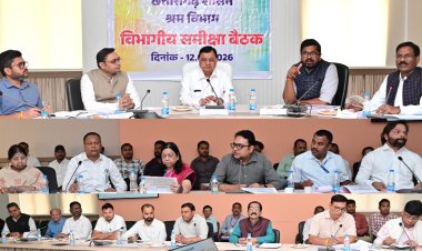 मंत्री लखन देवांगन ने की श्रम विभाग की मैराथन समीक्षा,बैठक में दिए आवश्यक निर्देश