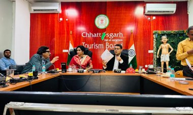 अध्यक्ष मोना सेन की ने ली फिल्म पॉलिसी पर छत्तीसगढ़ पर्यटन बोर्ड में बैठक,सब्सिडी व फिल्म सिटी पर फोकस