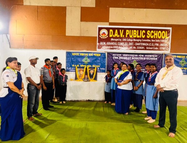 स्काउटिंग के आदर्शों संग किया गया चिंतन दिवस का भव्य आयोजन
