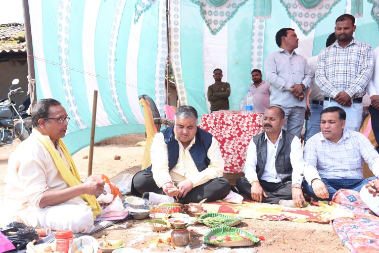 मंत्री राजेश अग्रवाल ने 259.68 लाख रुपए के विकास कार्यों का किया भूमिपूजन