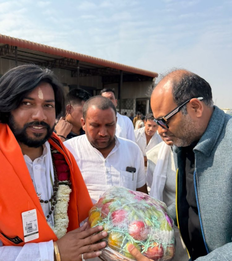 जय सतनाम पदयात्रा में शामिल हुए नितिन गौरीशंकर अग्रवाल