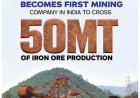 लौह अयस्क उत्पादन में NMDC ने बनाया इतिहास, 50 मिलियन टन का आंकड़ा पार