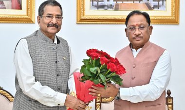 सीएम से मिले छत्तीसगढ़ राज्य पुलिस जवाबदेही प्राधिकरण के नव पदस्थ सदस्य राजीव श्रीवास्तव