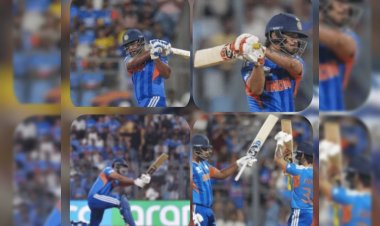 वर्मा ने छक्कों से लगाया तिलक : मुंबई के वानखेड़े में दिखी बल्ले की धमक और सितारों की चमक,भारत ने इंग्लैंड को दिया 254 का टारगेट