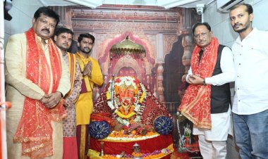 मुख्यमंत्री विष्णु देव साय ने चंदखुरी में माता कौशल्या एवं भगवान श्रीराम के किए दर्शन, प्रदेश की सुख-समृद्धि की कामना