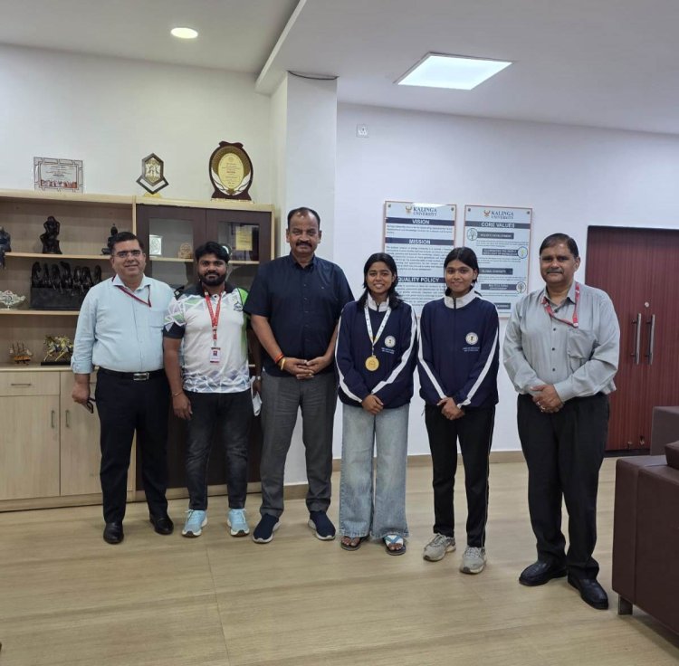 कलिंगा विश्वविद्यालय की छात्रा ने अस्मिता खेलो इंडिया वेस्ट जोन पेंचक सिलाट चैंपियनशिप में स्वर्ण पदक जीता