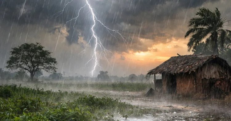 छत्तीसगढ़ में मौसम का मिजाज सख्त : अगले 24 घंटों के लिए 'ऑरेंज अलर्ट' जारी, बारिश के साथ बिजली गिरने की आशंका