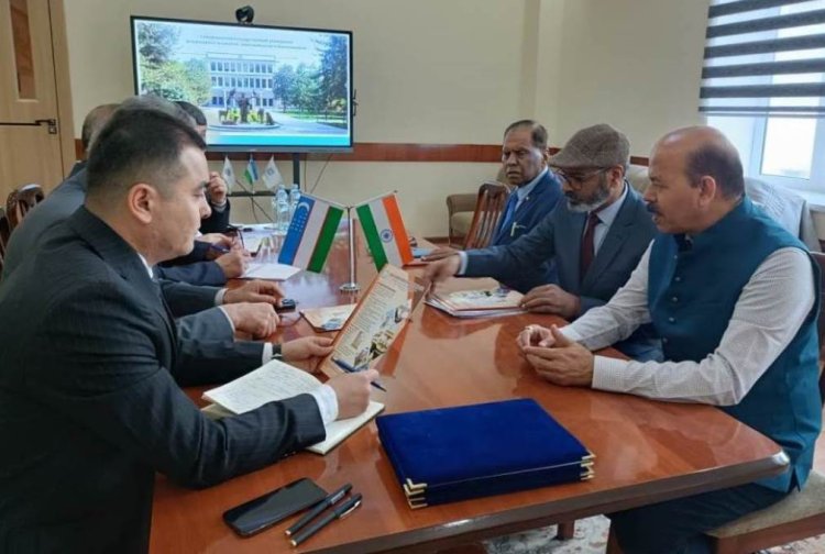 उज्बेकिस्तान के विद्यार्थी कृषि शिक्षा एवं अनुसंधान के लिए छत्तीसगढ़ आएंगे