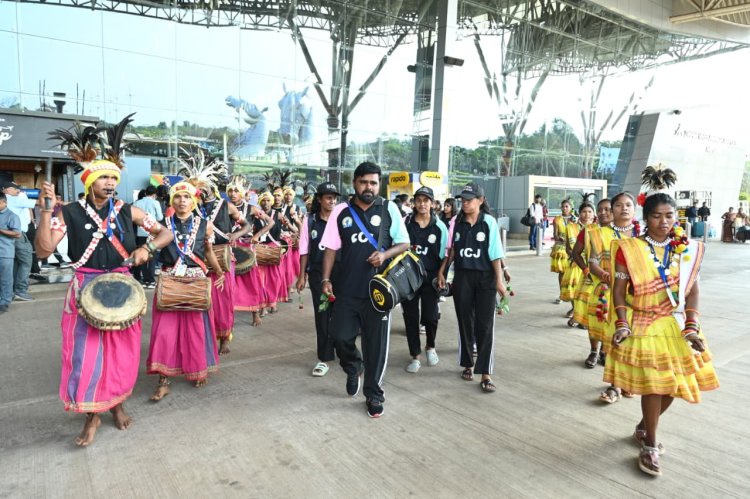 छत्तीसगढ़ में ‘खेलो इंडिया ट्राइबल गेम्स’ की धूम, खिलाड़ियों का गर्मजोशी से हुआ स्वागत