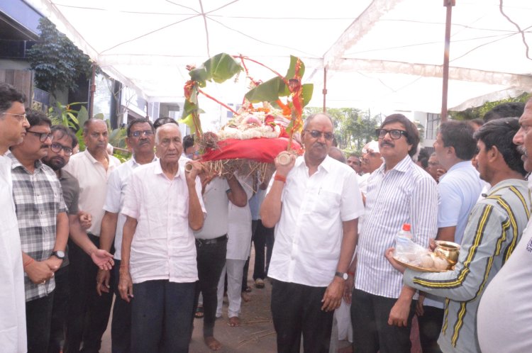 सांसद बृजमोहन अग्रवाल की चाची स्व. प्रेमलता अग्रवाल का अंतिम संस्कार संपन्न