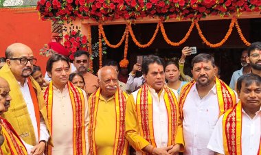 रायपुर रेलवे स्टेशन स्थित हनुमान मंदिर सभी धर्मों की एकता का प्रतीक : कुबेर राठी