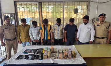 रायपुर में हाईटेक सट्टा रैकेट का भंडाफोड़, हिस्ट्रीशीटर समेत 6 गिरफ्तार, 9 लाख कैश बरामद