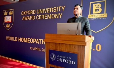 रायपुर के डॉ. उत्कर्ष त्रिवेदी को ब्रिटिश पार्लियामेंट में अंतरराष्ट्रीय सम्मान