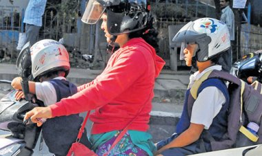 चालक ही नहीं, पीछे बैठने वाले के लिए भी हेलमेट अनिवार्य, बिना हेलमेट वाहन देने पर शोरूम पर अब कार्रवाई