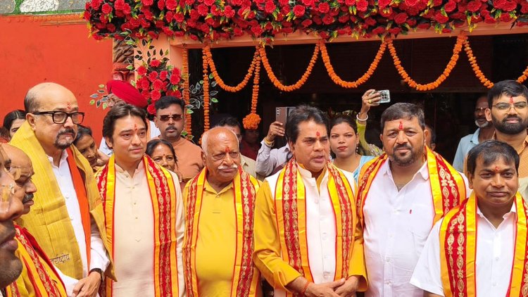 रायपुर रेलवे स्टेशन स्थित हनुमान मंदिर सभी धर्मों की एकता का प्रतीक : कुबेर राठी