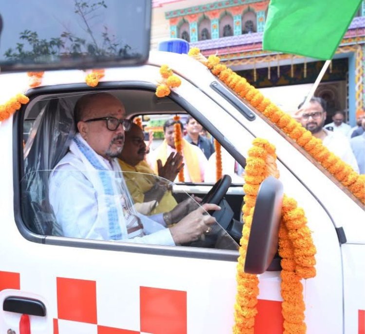 सेवा की स्टीयरिंग पर राज्यपाल, जनसेवा के साक्षी बने विधायक