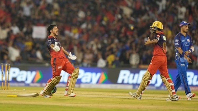 RCB vs MI: आखिरी ओवर का रोमांच! बेंगलुरु ने मुंबई को 2 विकेट से हराया