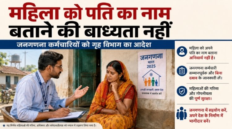 महिला को पति का नाम बताने की बाध्यता नहीं 