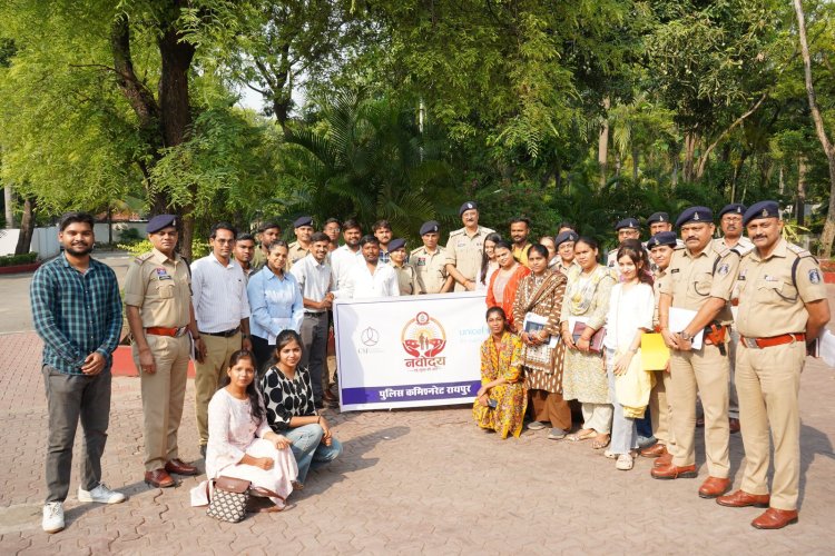 बाल अपराध रोकने रायपुर पुलिस की नई पहल: ‘नवोदय – नई सुबह की ओर’ कार्यक्रम शुरू, बच्चों के पुनर्वास पर रहेगा फोकस