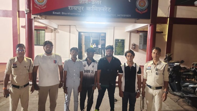 रायपुर में गुंडे-बदमाशों पर मंडरा रहा कालचक्र, अपराधियों में डर पैदा करने पुलिस का विशेष ऑपरेशन,6 दिन में 200 अधिक पर कार्रवाई