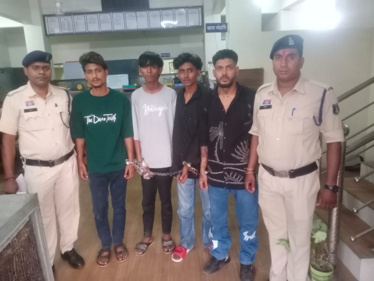घर पर बम फेंककर जान से मारने की धमकी, 6 आरोपी गिरफ्तार,पूछताछ में चोरी का भी खुलासा